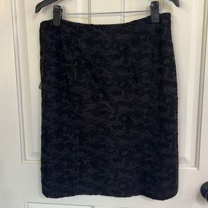 NWT, Black Textured Skirt, XL, Very Stylish, Lysse
